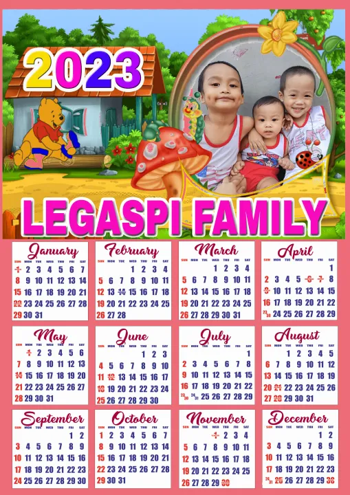 2022 Personalized wall calendars Lazada PH