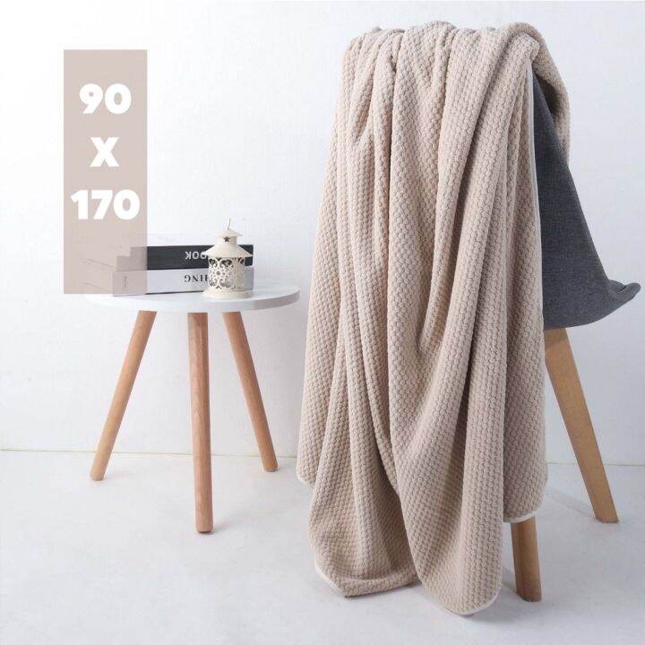 ผ้าเช็ดตัวขนาดใหญ่-จัมโบ้-90-x-170-cm-เนื้อนุ่มสบาย-ซับน้ำได้ดี-ขนนุ่ม-คุณภาพสูง-สีพาสเทล-ผ้าเช็ดตัว