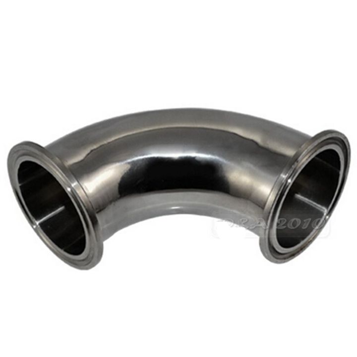 1pc 51mm 2" 2 Inch 304SS 316SS 304 316 Stainless Steel Sanitary Tri Clamp 90 Degree Ferrule Welding Elbow