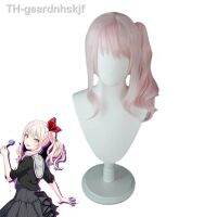 【hot】✕  SEKAI FASE CORES! Projeto Anime Akiyama Mizuki Peruca Cosplay Longo Rosa Encaracolado Resistente Ao Calor Perucas de Cabelo Sintético