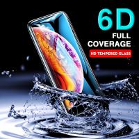 6D กระจกนิรภัยสำหรับ S amsung g alaxy A10 A30 A40 A50 A70 A90 เต็มฝาครอบกระจกกันรอยหน้าจอ