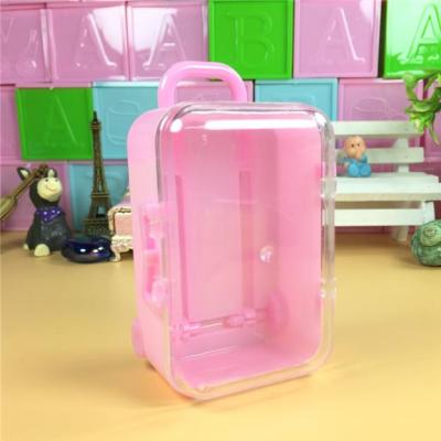 【YF】☏✠☃  24pcs suitcase Luggage Suitcase Kids Dolls Accessories Cartoon gift box kis decor