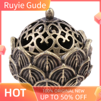 Ruyie Lotus Flower incense Burner พระพุทธศาสนาผู้ถือทองเหลือง MINI censer