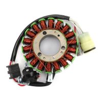 1PC Generator Magneto Stator Coil Compatible with Yamaha YFZ450R 2009-2018 YFZ450 2010-2011 YFZ 450 R 450R Parts 18P-81410-00