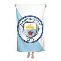 Manchesters City ผ้าเช็ดตัวไมโครไฟเบอร์ยูนิเซ็กส์ผ้าเช็ดตัวแฟชั่นพิมพ์ผ้าขนหนูชายหาด130*80ซม. (52 * 32in)9201