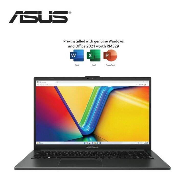 Asus Vivobook Go 15 E1504f Abq471ws 156 Fhd Laptop Mixed Black Ryzen 5 7520u 16gb 512gb 2901