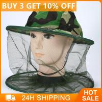 Mosquito Fishing Caps With Net Face Head Cover Foldable Camouflage Anti-mosquito Caps Adult Kid Camping Practical Net Caps Towels