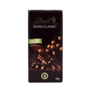 DATE MỚI NHẤT Socola đen hạt dẻ Lindt Swiss Classic 100g, DARK CHOCOLATE