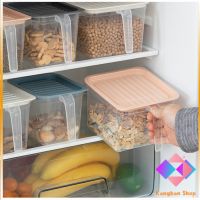 กล่องเก็บอาหารตู้เย็น ""มีที่จับ""  มีฝาปิด Eggs container Organizer  Portable refrigerator food storage box