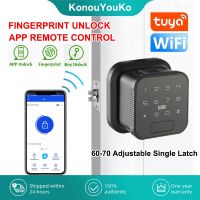 Tuya WIFI Smart Fingerprint Lock Biometric Electronic Door Lock Smart Life APP Remote Unlocking Keyless USB Emergency Charge