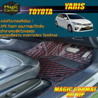 Toyota Yaris 2013-2017 Set B (เฉพาะห้องโดยสาร2แถว) พรมรถยนต์ Toyota Yaris พรม6D VIP Magic Carmat