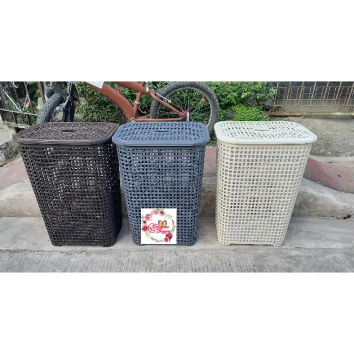 Big Laundry basket with cover Lazada PH