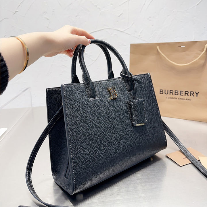 Original Burberry New Handbag Classic Simple Commuter Bag Business ...