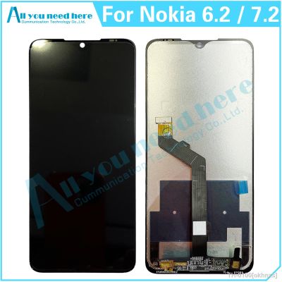 ☇ Para nokia 6.2 7.2 ta-1200 ta-1198 ta-1201 ta-1187 ta-1193 ta-1178 ta-1196 ta-1181 lcd screen display toque digitador assembléia