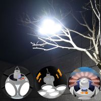 Folding LED Bulb Solar Outdoor Light Waterproof Emergency Solar /USB Charging Portable Lamp Camping Garden Lighting Solar Lights