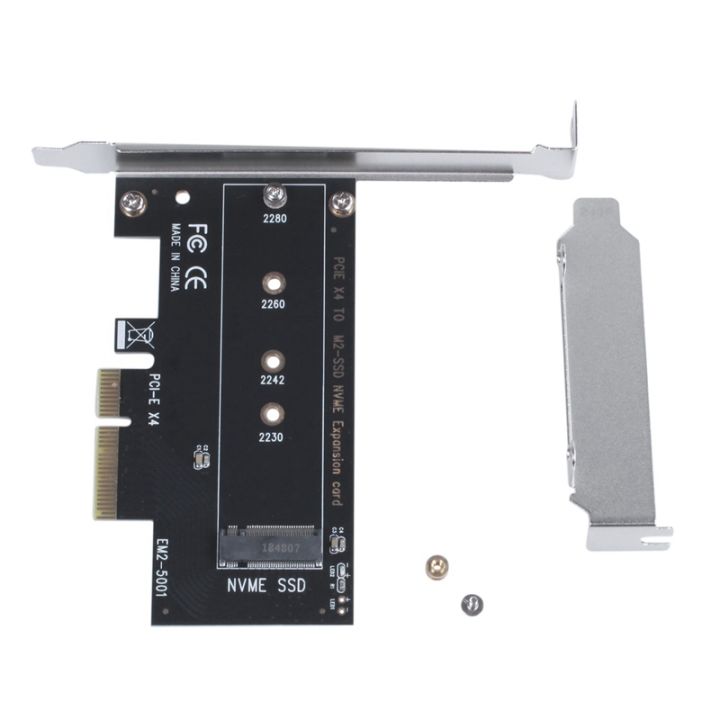 PCI-Express PCI-E  X4 to  NGFF M Key Slot Converter Adapter Card M2 Nvme  PCIE SSD Riser Card for Desktop Support 2230 2242 2260 2280 