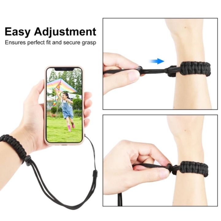 puluz-braided-sport-anti-lost-camera-adjustable-wrist-strap-for-gopro-insta360-action-camera-case-smartphone-case