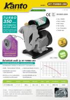 KANTO ปั๊มน้ำอัตโนมัติ รุ่น KT-TURBO-350 350วัตต์   ปั้มน้ำ ปั้มน้ำอัตโนมัติ ปั๊มน้ำ