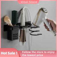 VITAL STORE อลูมิเนียมอลูมินัม ตัวจัดระเบียบเครื่องเป่าลม อุปกรณ์ติดผนัง อุปกรณ์เสริมในห้องน้ำ ชั้นวางไดร์เป่าผม ที่เก็บของในห้องน้ำ ที่เก็บของในห้องน้ำ ชั้นเก็บของชั้น ที่วางไดร์เป่าผม