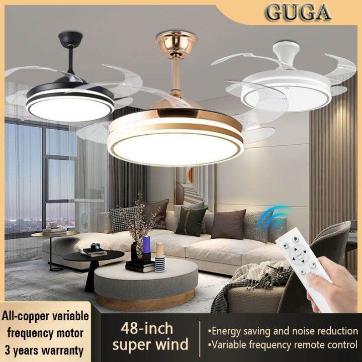 Hot Ng Clothing Pavilion Guga Fan Light Led Kitchen Ceiling Fan Light 4248 Inch Home Hall Fan