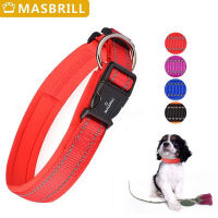 MASBRILL Dog Collar Leash Set Adjustable High quality  Collar Leash Medium Large Dog German Shepherd Training Accessories