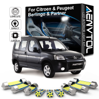 AENVTOL LED โคมไฟภายใน Canbus สำหรับ Citroen Berlingo K9 B9 Peugeot Partner 1998 2002 2007 2008 2014 2020 2021 Tepee อุปกรณ์เสริม