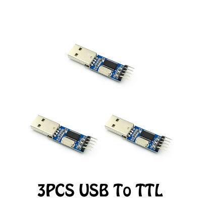 บอร์ดแปรงไมโครคอนโทรลเลอร์ STC PL2303HX 3ชิ้น PL2303 USB แปลง TTL เพื่อ RS232โมดูลอะแดปเตอร์แปลง