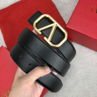 ▶Ready Stock◀ Original Valentinos Men Belts Simple Brand Logo Buckle Belts Casual High Quality Belts Simple Fashion 100% Leather Belts for Men