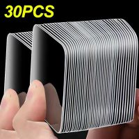 60x60mm Reusable Double Sided Stickers Nano PVC Tape Waterproof Adhesive Tape for Kitchen Bathroom Supplies Transparent Tape