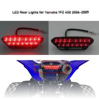 1pcs Motorcycle Smoke LED Tail Light Brake rear Taillight For YAMAHA YFZ 450 2006 200 72008 2009