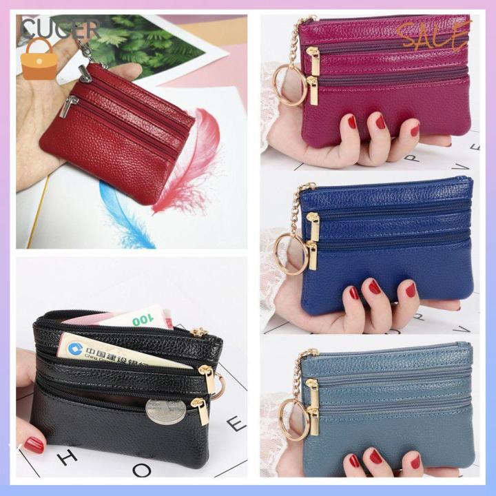 cbt-แฟชั่น-women-clutch-with-key-ring-wallet-money-bag-keychain-card-holder-mini-coin-purse