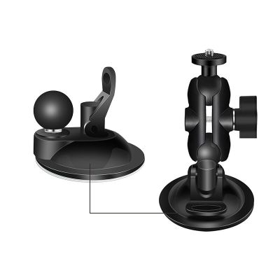 Ball Mount Twist Lock Suction Cup Base Window Mount 360 Degree Rotation For Double Socket Arm Phones Action Camera Accessories