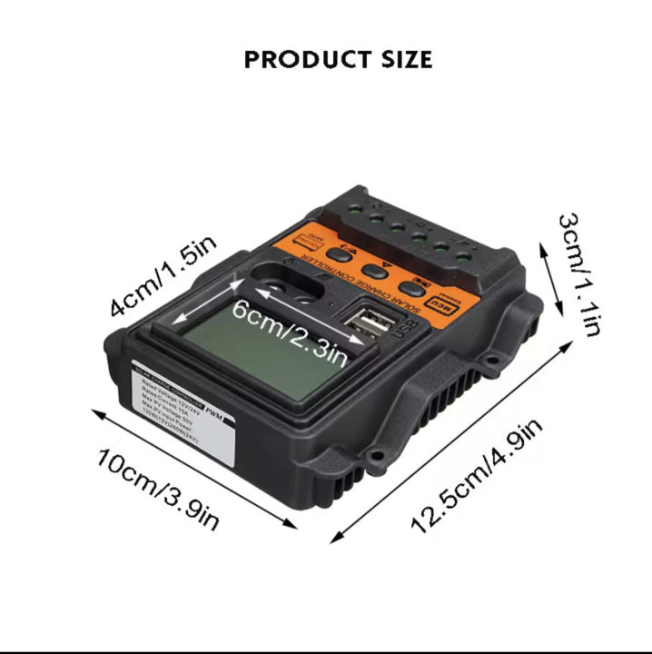 มาใหม่-ชาร์จเจอร์-30a-จอใหญ่-12v-24v-auto-pwm-solar-charger-โซล่าเซลล์-ชาร์จเจอร์