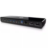 1080P แท่นวางอุปกรณ์แท่น3.0 USB ชิปจอภาพคู่ Displaylink 11 In 1 USB 3.0 Dock HDMI + Displayport + ไมค์ + RJ45 + เสียง