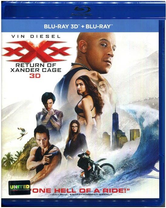 xXx: The Return Of Xander Cage ทลายแผนยึดโลก (Blu-ray 3D + 2D) (Blu-ray)