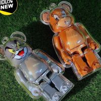 Bearbrick เคสป้องกัน100% เคสใสรูปหมีบล็อคก่อสร้างหมีหมีพวงกุญแจอิฐพวงกุญแจกระเป๋าเคสโชว์จี้