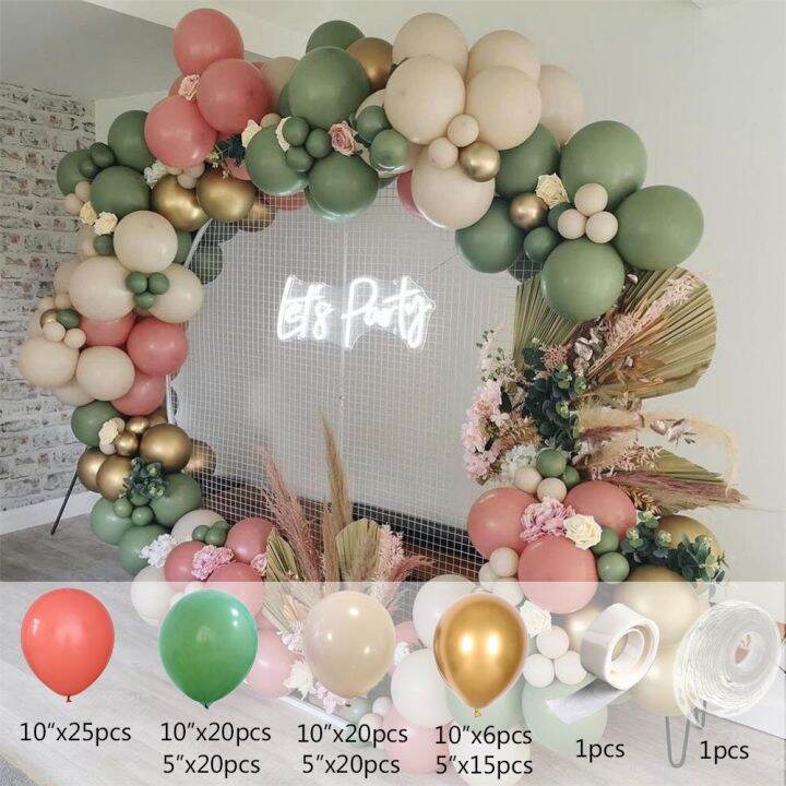 128pcs-avocado-green-balloon-retro-pink-latex-balloons-garland-arch-kit-wedding-birthday-party-baby-shower-decoration-helium-balloons