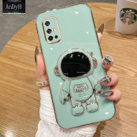 AnDyH 2022 New Design For Vivo V17 V19 Neo Case Luxury 3D Stereo Stand Bracket Astronaut Fashion Cute Soft Case