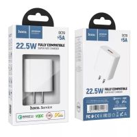 ส่งจากไทย ชุดชาร์จ Super Fast Charge hoco รุ่น DC19 HOCO DC19 หัวชาร์จ อะแดปเตอร์ 22.5W 5A โทรศัพท์มือถือ TYPE-C /ios/Micro USB/FOR Iphone Quick Change , VOOC Charge , Super Charge และ Fast Charge