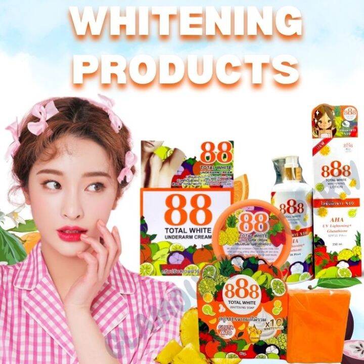 ORIGINAL 88 Total White Underarm Cream 35g Total Whitening And Body ...