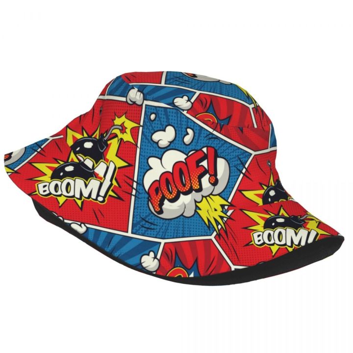 cw-headwear-comic-graffiti-hats-streetwear-men-hat-bob-outdoor