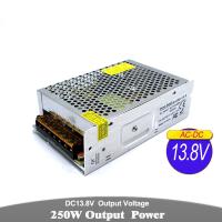 【hot】☋☊ Output 13.8V 250W Supply Switching Driver 220V 110V DC13.8V SMPS for Stpper Machinery Lamp