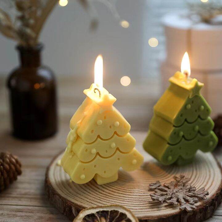 o-urhome-พร้อมส่ง-เทียนต้นคริสต์มาส-christmas-tree-candleเทียนหอม-ของขวัญเล็ก-ๆ-ที่สร้างสรรค์-ของตกแต่งบ้านแฮนด์เมด-อุปกรณ์ประกอบฉากภาพ-เทียนbirthday