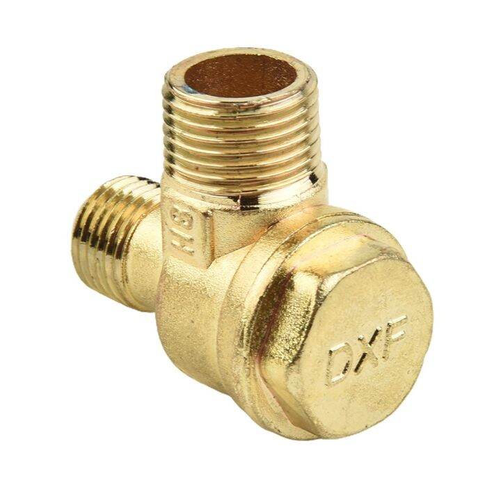 2-port-check-valve-zinc-alloy-male-thread-connector-tool-for-air-compressor-accessories-air-pump-check-valve-cut-off-valve-plumbing-valves