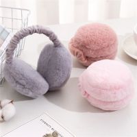 Winter Warm Earmuffs Women Men Soft Plush Ear Warmer Solid Color Kids Earflap Outdoor Ear Protection Ears Cover One Size