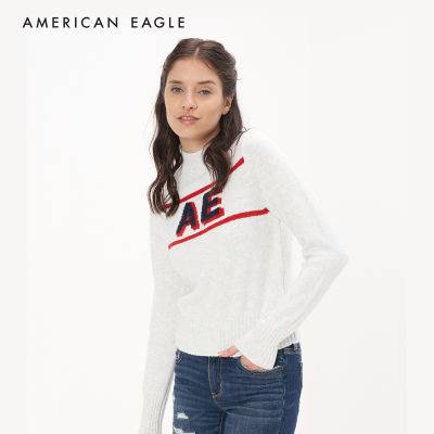American Eagle Mock Neck Sweater เสื้อ สเวตเตอร์ ผู้หญิง คอสูง  (EWSH 034-9874-106)