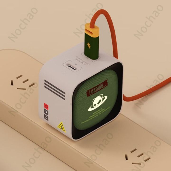 meizu-pandaer-40w-charger-ที่ชาร์จโทรทัศน์ขนาดเล็กไทด์-ai-ที่ชาร์จโทรศัพท์แบบเร็ว-gan-40w-ai-โทรทัศน์ขนาดเล็ก