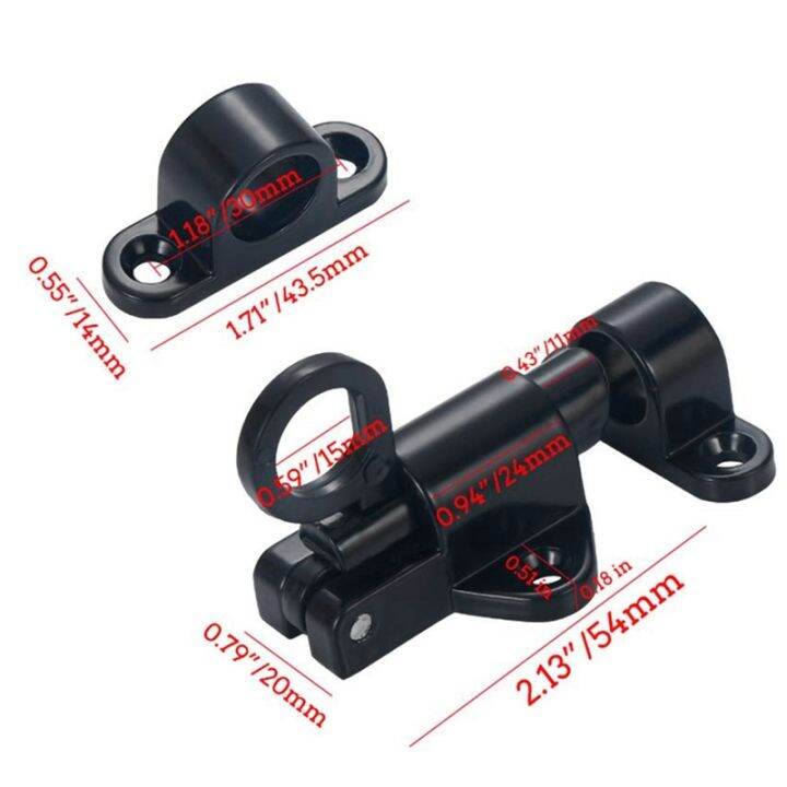 2x-aluminum-alloy-security-automatic-window-gate-lock-spring-bounce-door-bolt-latch-black-white