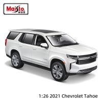 Maisto โมเดลรถ Chevrolet Tahoe SUV 1:26รถโลหะผสม &amp; รถของเล่นของขวัญวันเกิดเด็กชายรถของเล่น