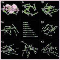 PETIGLASS 10PCS ร้อน เครื่องมือผูก หมุน อุปกรณ์คอนแทค แปดประเภท การแยกส่วนอวกาศของสายการประมง ตะขอคู่